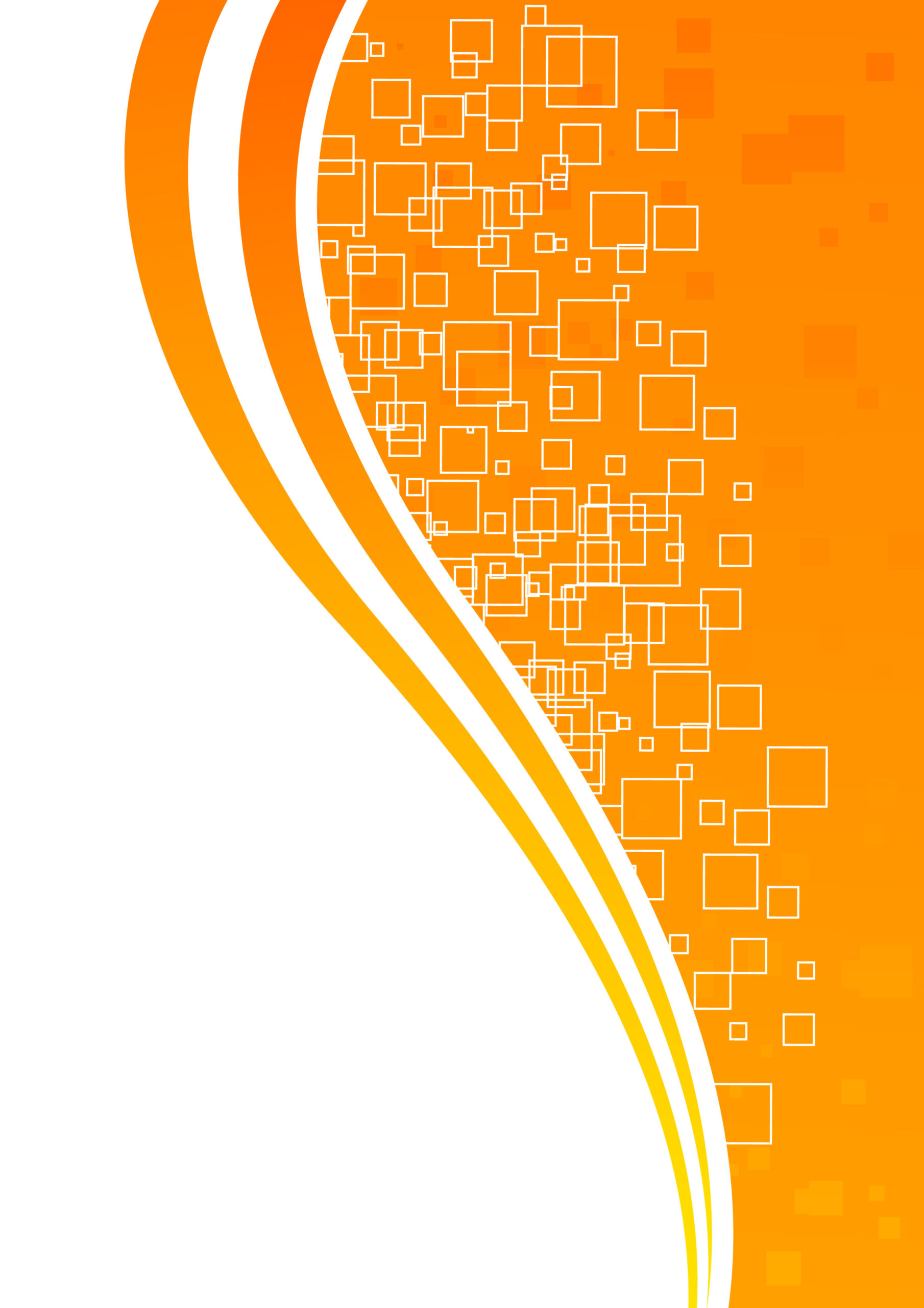 Abstract tech background in orange color | i3solutions